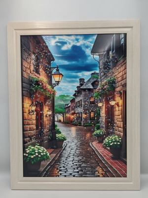 Картина с Кристаллами в рамке на стену 30х40 см